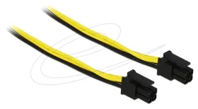 DeLock Micro-Fit 3.0 4pin - Micro-Fit 3.0 4pin čierna / Napájací kábel / 20 cm (85372)