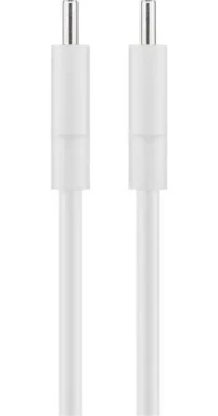 Goobay 66317 biela / Nabíjací a synchronizačný kábel / USB-C / 1 m (66317)