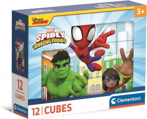 Clementoni Obrázkové kocky Spidey a jeho úžasní priatelia