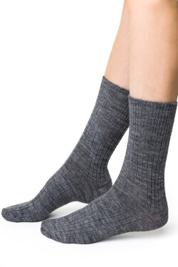 Dámske ponožky ALPACA 044 MELANŽOVĚ ŠEDÁ 38-40