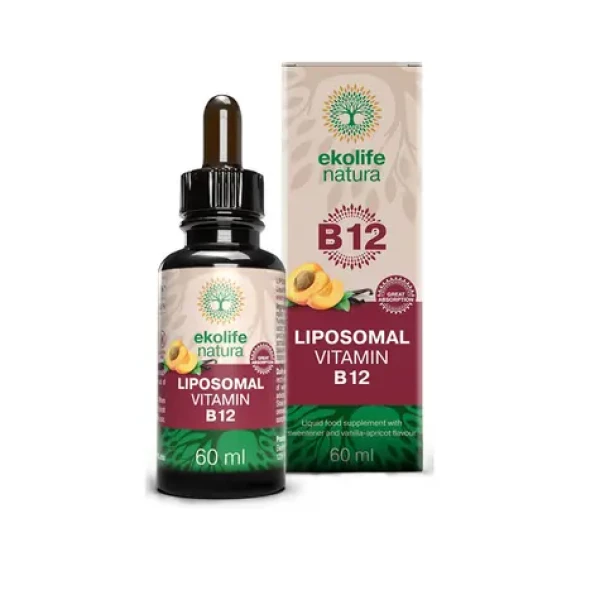 Ekolife Natura Liposomal Vitamín B12 60 ml (Lipozomálny vitamín B12) (11811)