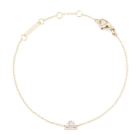 Daniel Wellington Pozlátený retiazkový náramok znamenia Váhy Crystal Zodiac DW00400913