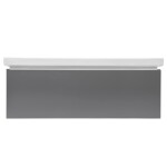 Kúpeľňová skrinka s umývadlom SAT Feel 100x30x44, 8 cm antracit mat SATFEEL100ANTU4 SATFEEL100ANTU4