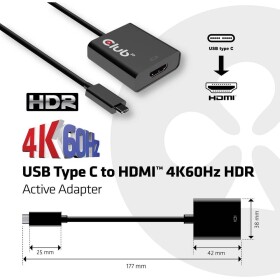 CLUB3D CAC-2504 Adaptér HDMI CAC-2504