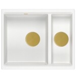 Quadron Quadron - Granitový drez Logan 150 White Meď HCQL5646U1-C1_U