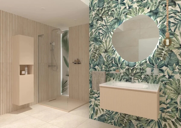 Sprchová vanička obdĺžniková SAT Fusion 100x90 cm liaty mramor Beige SATFU10090BE SATFU10090BE