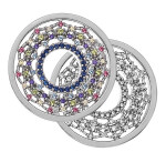 Hot Diamonds Prívesok Emozioni Dreamer Coin EC476-EC477 3,3 cm