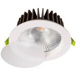 Deko Light 565010 COB 95 LED vstavané svetlo En.trieda 2021: G (A - G) pevne zabudované LED osvetlenie 13 W Dopravní biela (RAL 9016); 565010