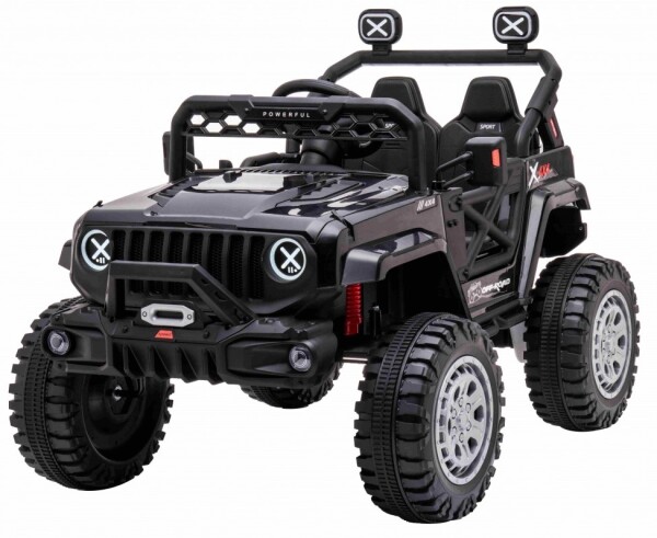 Mamido Elektrické autíčko jeep Off-road Speed ​​4x4 čierne