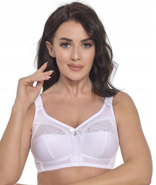 Mäkká podprsenka s kosticami Viki Irena 585 100-105 bílá 100F