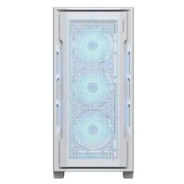 COUGAR Uniface RGB biela / PC skriňa / E-ATX / ATX / micro-ATX / mini-ITX / RGB / priehľadná bočnica / bez zdroja (CGR-5C78W-RGB)