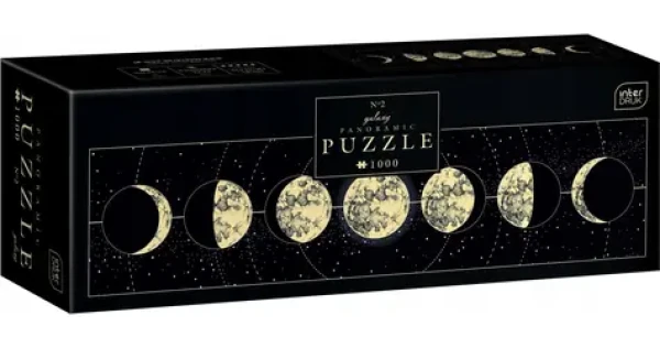 INTERDRUK Panoramatické puzzle: Galaxy: Fáza mesiaca