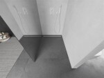 MEXEN/S - Kioto L Sprchová zástena WALK-IN 120 x 200, zrkadlové sklo, biela 800-120-103-20-50