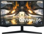 27 SAMSUNG Odyssey G55A (2023) čierna / LED / 2560 × 1440 / VA / 16:9 / 1ms / 2500:1 / 300cd-m2 / HDMI+DP (LS27AG550EPXEN)