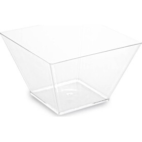 Fingerfood pohár PS hranatý čirý 110x110x70mm 500ml - 20ks - Wimex - Wimex