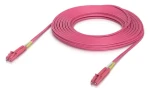 Ubiquiti UACC-OFC-M2-LULU-15M ružová / Optický patch kábel / Duplex / LC/LC / OM4 / 15 m (UACC-OFC-M2-LULU-15M)