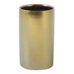 Spirella TUBE-Matt kelímok na kefky matne zlatý / keramika (7610583225115)