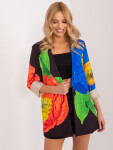 Dámska bunda DHJ MA 18525 19.12x Black mix pattern - FPrise one size černá- MIX barev