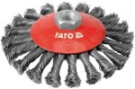 YATO YT-4764 / Kefa drôtená bočná M14 x 125 mm / INOX (YT-4764)