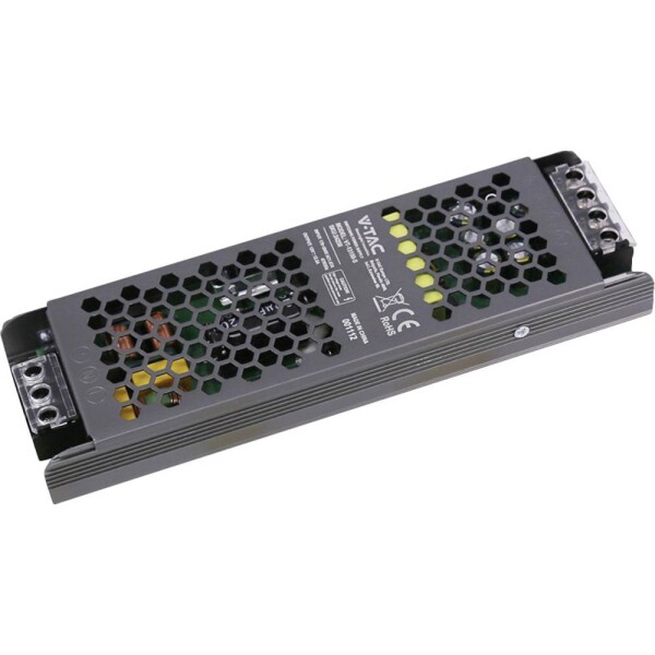 V-TAC VT-13150-S napájací zdroj pre LED konštantné napätie 150 W 12.5 A 12 V/DC bez možnosti stmievania; 24258