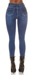 Sexy ripped Highwaist Skinny Jeans Dark Denim denimblue 38