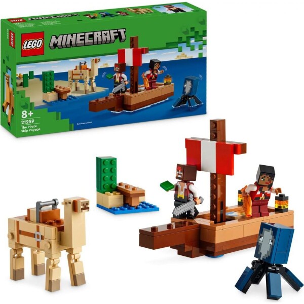 LEGO® Minecraft® 21259 Plavba na pirátskej lodi