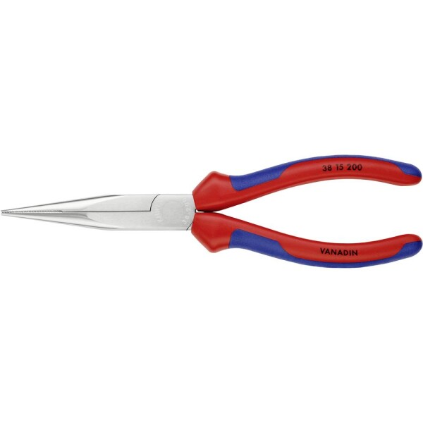 Knipex 38 15 200 pre elektroniku a jemnú mechaniku ploché ihlové kliešte rovné 200 mm; 38 15 200