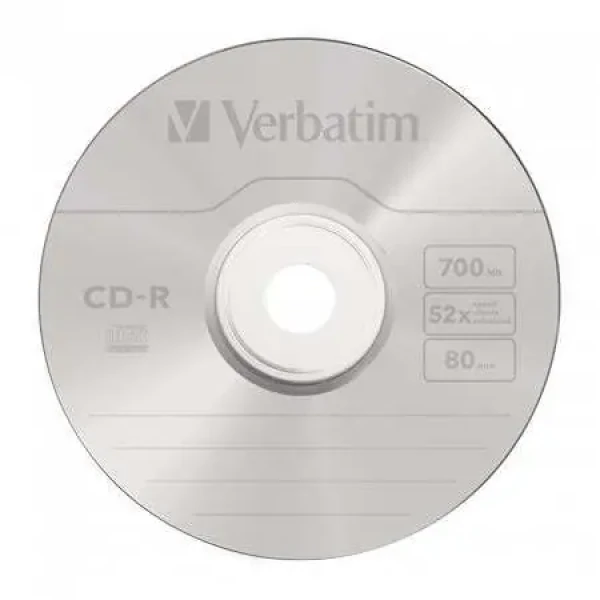 Verbatim CD R AZO 700 MB 1 ks / CD R médium / 52x / Jewel case (43326)