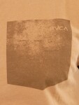 RVCA REVERSE POCKET GAZELLE pánske tričko s krátkym rukávom - S