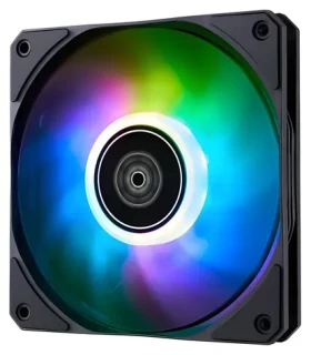 Silverstone SST-AS120B-ARGB čierna/priehľadná / Ventilátor do PC skrine / 120x120x15 mm / ARGB / PWM (SST-AS120B-ARGB)