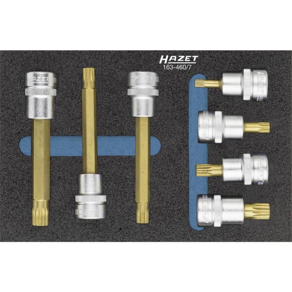 Hazet 163-460/7 163-460/7 sada nástavcov pre nástrčný kľúč; 163-460/7