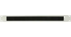 Lanview 19" kefový organizér káblov 1U biela / Organizér káblov / kovový / kefový priechod (RAO200WH)