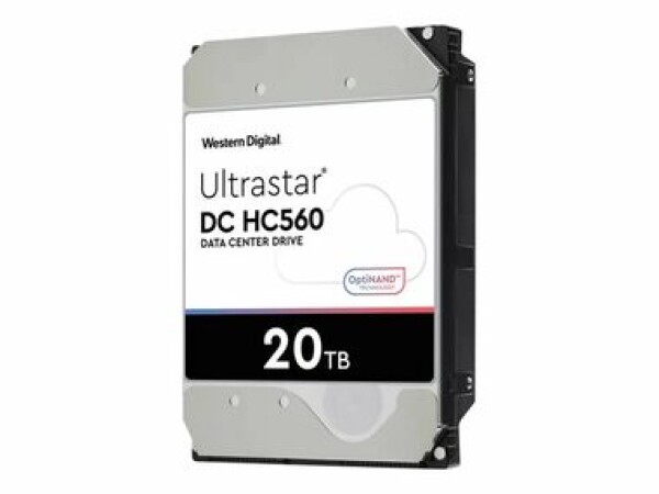 WD Ultrastar DC HC560 SE 20 TB / HDD / 3.5 / SAS 12 Gbps / Secure Erase / 7 200 rpm / 512MB cache / 512e / 5y (0F38652)