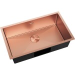 MEXEN - Trixo oceľový drez 1-bowl 750 x 440 mm, meď 6415751000-65