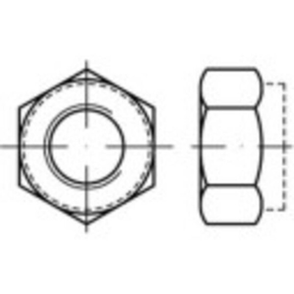 TOOLCRAFT TO-5430078 šesťhranné matice M24 DIN 6925 ocel glavanizované zinkom 25 ks; TO-5430078