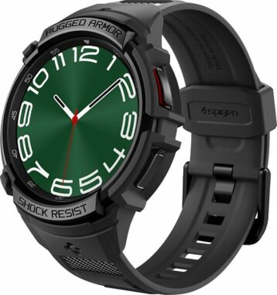 Spigen Rugged Armor Pre ochranný kryt pre Samsung Galaxy Watch 6 Classic 47 mm čierna (ACS06488)