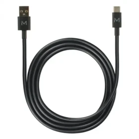 Mobilis 020013 Kábel USB-A/USB-C 15W 1m čierna / 1x USB-C (M) / 1x USB-A (M) (020013)