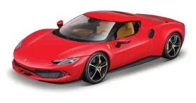 Bburago RACE+PLAY Ferrari 296 GTB červená