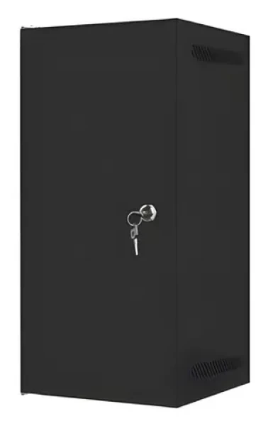Lanberg WF10-2312-00B čierna / Nástenný rack / 10" / 12U / 280×310 mm / nosnosť 20 kg (WF10-2312-00B)