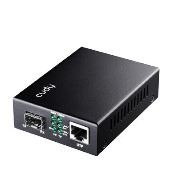 Cudy MC220 PoE konvertor / 1x RJ45 / 1x SFP / 1000Mbps / 30W (MC220P)