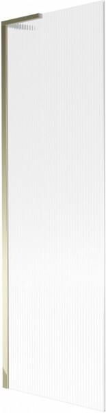 MEXEN/S - Next L vaňová zástena FIX 60 x 150, prúžky, zlatá 895-060-000-03-09-50