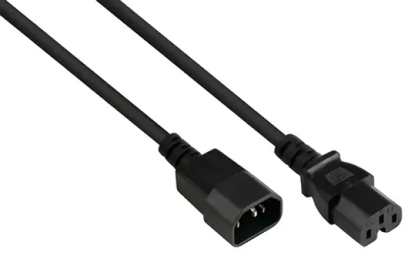 Good Connections C14 - C15 čierna / Napájací kábel / 5 m / 250 V / 10 A (P1450-S050)