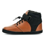 Pegres BF40 0.1 hnedé zimné barefoot topánky 28 EUR