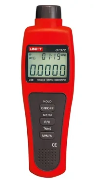 UNI-T UT372 / Bezkontaktný otáčkomer / 10-99 999 ot./min / laser / LCD displej (UT372)