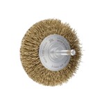 PFERD TOOLS PFERD TOOLS Kužeľová kefa, nepletená, KBU Ø70x10mm, driek Ø6 mm, mosadzný oceľový drôt Ø0,25 mm 43220062 10 ks; 43220062