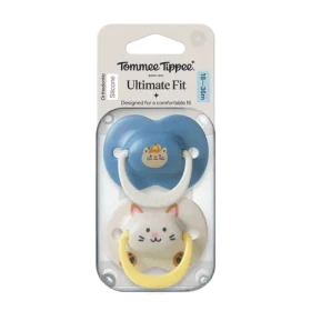 Tommee Tippee Ultimate Fit DECO silikónový cumlík 18-36 m BOY 2ks - viac farebných variant (433657-T)
