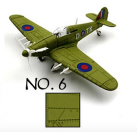 Mamido Stavebnica lietadlo Hawker Hurricane NO.6 1:48