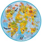 Goki Goki Kruhové puzzle svet - zvieratá