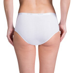 Dámske bavlnené nohavičky LADIES COTTON BOXER - BELLINDA - biele XL
