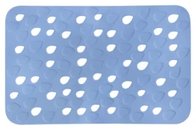 Spirella DROPS protišmyková podložka do vane modrá / PVC / 53 x 35 cm